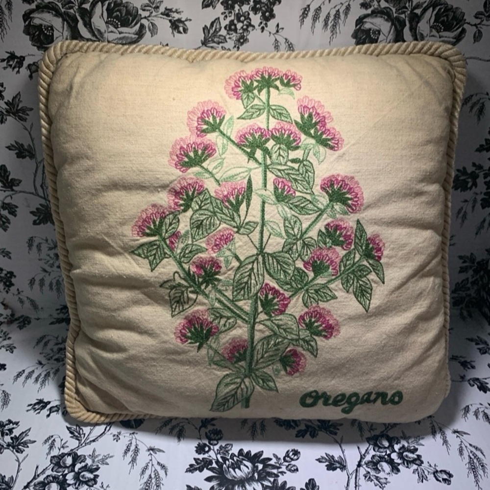 Oregano decorative Pillow  10inch x 10
